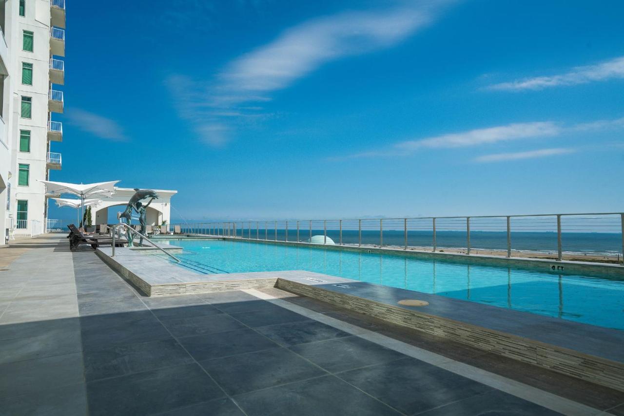 Sea It All Infinity Pool Ocean Views Steps From The Beach - A Perfect Romantic Getaway Leilighet Galveston Eksteriør bilde